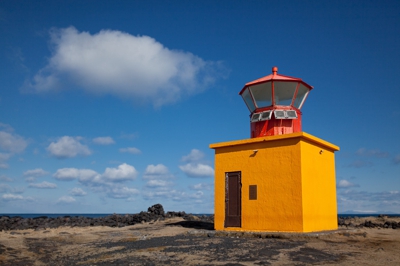 Öndverðarnes lighthouse photo location in Iceland